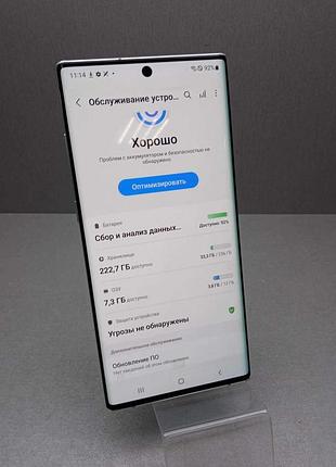 Мобильный телефон смартфон б/у samsung galaxy note 10+ 5g single sim 12/256gb (sm-n976n)