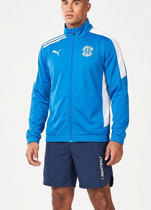 🔥 олімпійка puma sportlifestyle у  синьому кольорі! оригінал, стан ідеал 🎯 чоловіча спортивна кофта пума  на блискавці худі трекова з логотипом