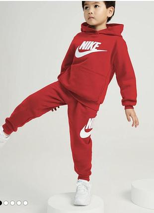 Новий червоний - nike набір спортивних костюмів на флісі  little kids club