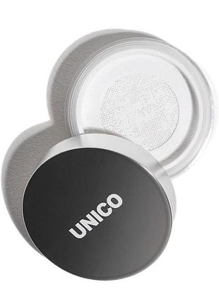 Фінішна пудра для обличчя з spf 13/pa+++ unico setting & finishing powder, 10 г