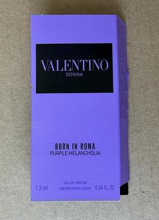 Valentino donna born in roma purple melancholia, edp 1,2ml