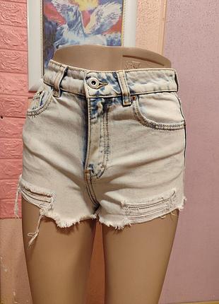 Джинсовые шорти pull&bear mex 22