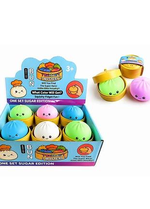 Игрушка сквиш пельмень (булочка, хинкали) 3