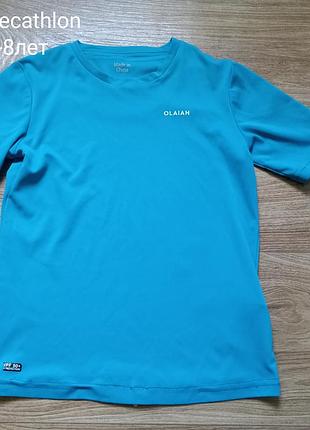 Солнцезащитная футболка upf 50+ olailan decathlon