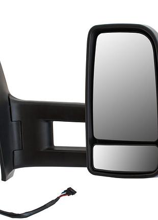 Vw crafter 2005- зеркало наружне електричне с подигривом long рычаг 19 cm праве