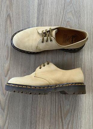 Мужские кожаные замшевые туфли лоферы dr martens