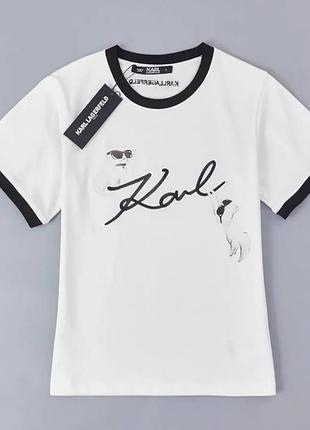 Футболка женская оригинал karl lagerfeld