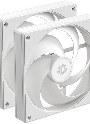 Вентилятор корпусный id-cooling as-140-k duet 140 мм комплект 2 шт white (as-140-k duet)