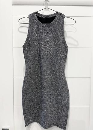 Сукня zara в блискітках