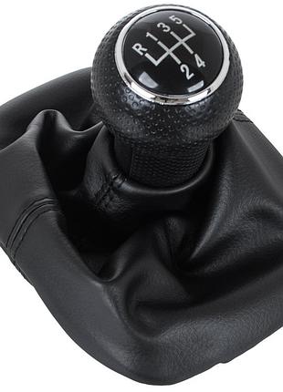 Vw golf iv 98-05 ручка перемикання передач чорна + чехол видвир 12 mm
