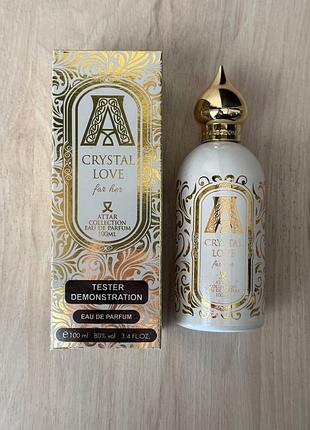 Жіночі парфуми attar collection crystal love for her 100 ml тестер оригинала
