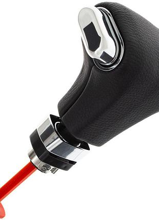 Vw golf v 03-09 автомат ручка перемикання передач чорна екошкіра + хром 1k2713203ab 1k1713203ah 1k1713203j