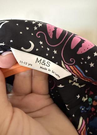 Сатинова піжама для дівчинки m&s 4