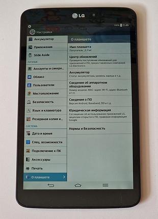 Планшет lg v500 2