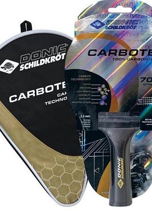 Ракетка для пинг-понга donic carbotec 7000 incl. cover (чохол в подарок!)