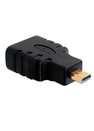 Адаптер-переходник hdmi f – micro hdmi m b00289 | для камер, планшетов, ноутбуков | черный