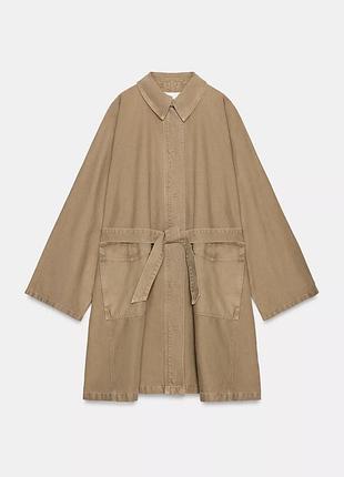 Оверсайз тренч жіночий zara розмір m-l