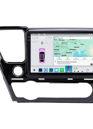 Магнітола lesko в honda civic ix рестайлінг ver. 2 2013-2017г 9" 4/64 qled carplay 4g wifi 360 prime 2шт