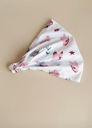 Хустинка( бандана) для дівчинки на резинці 🌸
