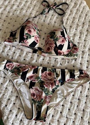Оригинальный купальник dolce & gabbana beachwear