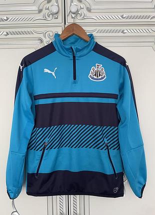 Футболна кофта олімпійка original vintage 1/3 zip football jacket newcastle united