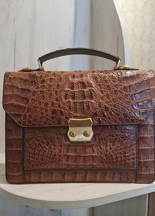 Сумка кожа кожаная из кожи крокодила крокодил cricodile skin leather
