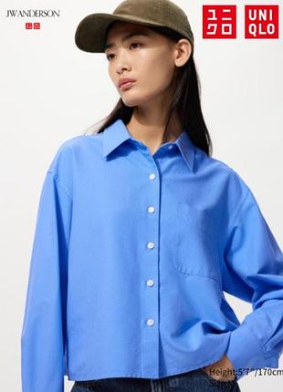 Оксфордська сорочка вільного крою uniqlo