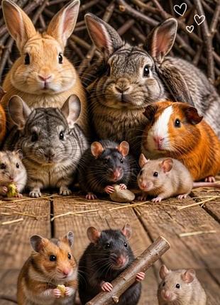 🌿 свежие веточки для грызунов 🐹🐰