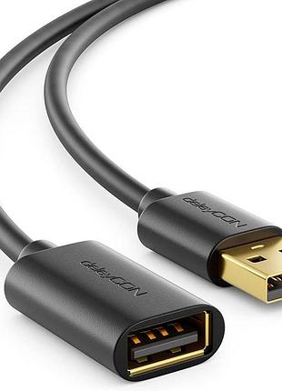 Кабель подовжувач usb 2.0 тато мама deleycon mk715 1,5м