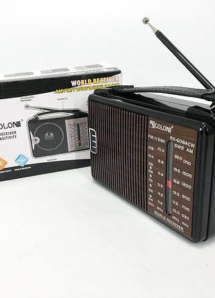 Радиоприемник golon rx-608 всеволновой на батарейках + поддержка usb/microsd/mp3/wma