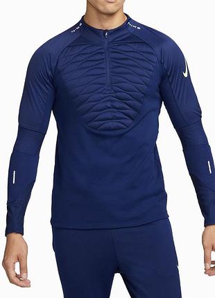Nike therma-fit мужская спортивная зип кофта /лонгслив