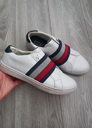 Женские кроссовки tommy hilfiger slip on elastic casual