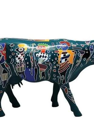 Статуэтка корова cow parade friends 30х9х20 см (size l) полистоун