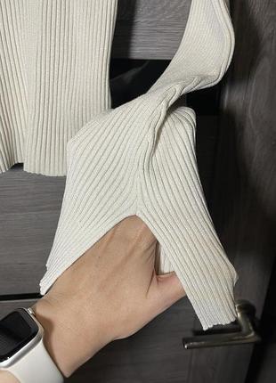 Лонгслив в рубчик h&m 9