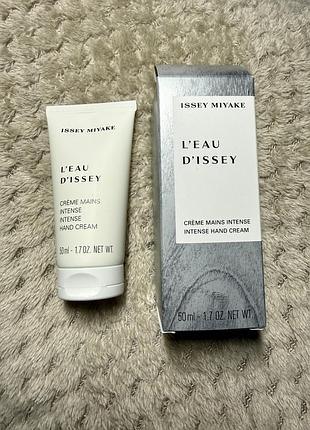 Парфумований крем для рук issey miyake l'eau d'issey intense hand cream
