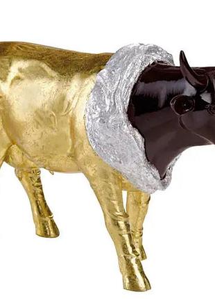 Статуетка корова cow parade vaquita de chocolat 30х9х20 см (size l) полістоун