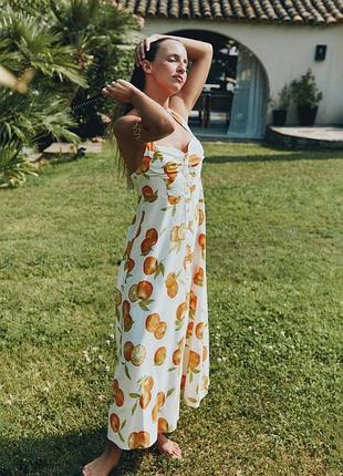 Zara -60% 💛 сукня етно розкішна котон стильна s