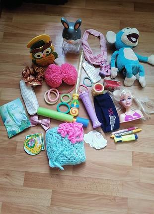 Игрушки, резинки в одни руки