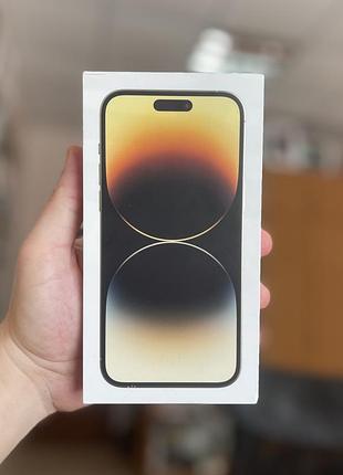 Коробка apple iphone 14 pro max 256gb gold оригінал б/у