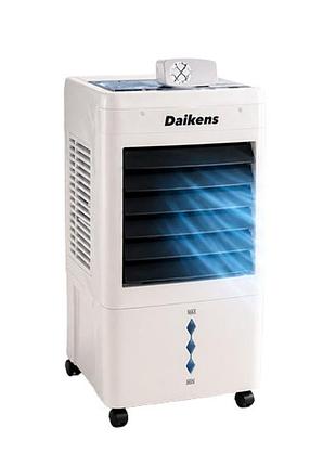 Охолоджувач повітря підлоговий daikens 3800w 8 л + зволожувач + вентилятор білий