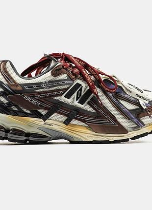 Мужские кроссовки new balance 1906a brown white / smb+ 🔗