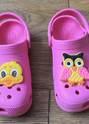 Crocs classic clog крокси для дівчинки р.26(c9) 16,5 см.