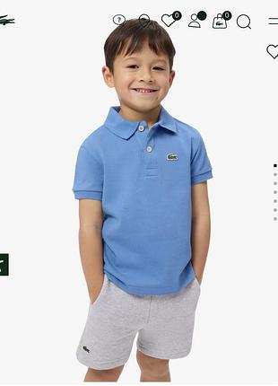 Lacoste дитяче поло, футболка поло, футболка
