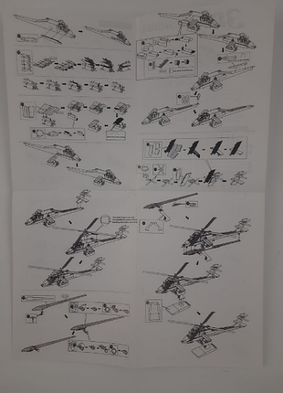 Конструктор вертолета ан-64 apache (новый) + видео обзор (о) 6
