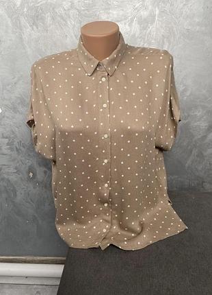 Коттоновая женская блузка mango s(36)8, пог 54 см, пот 55 см, длина 55 см, состояние отличное