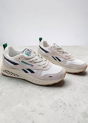 Мужские кроссовки reebok classic leather hexalite beige