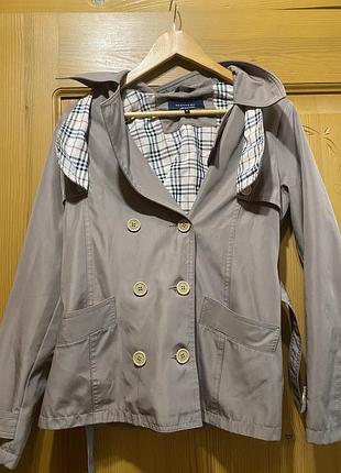 Короткий двобортний тренч  burberry