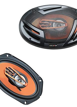 Celsior cs-6933m трехполосные динамики maxwell 6x9 дюймов 15.24x22.86 см высокий звук