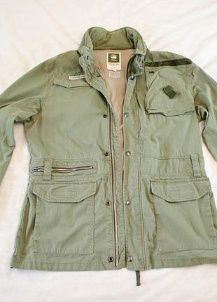 G-star raw чоловіча польова куртка m-65 хакі оригінал! розмір l-xl