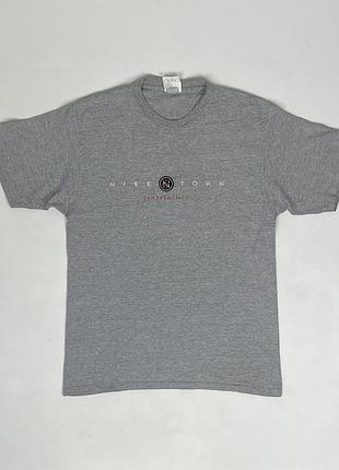 Футболка nike town tn san francisco vintage 90’s men gray оригінал чоловіча сіра розмір m